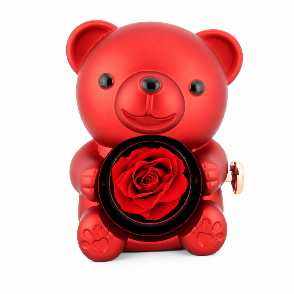 Orso rosa eterno koralya, idea regalo romantica