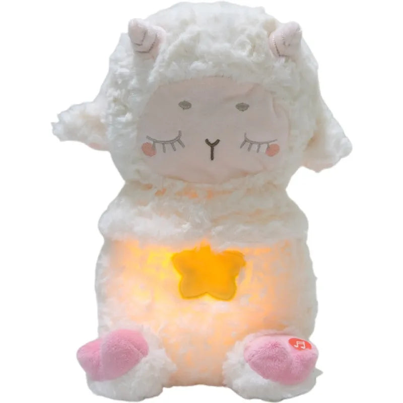 Peluche lumineuse respirante koralya, dimensions et forme
