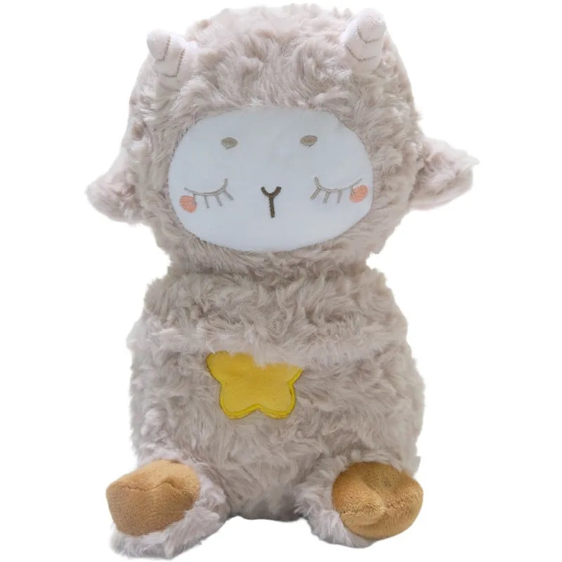 Peluche lumineuse respirante koralya, détail de la lumière interne
