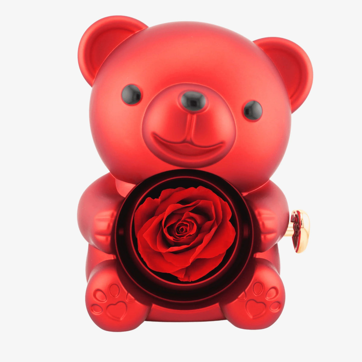Orso rosa eterno, rosa stabilizzata sul petto